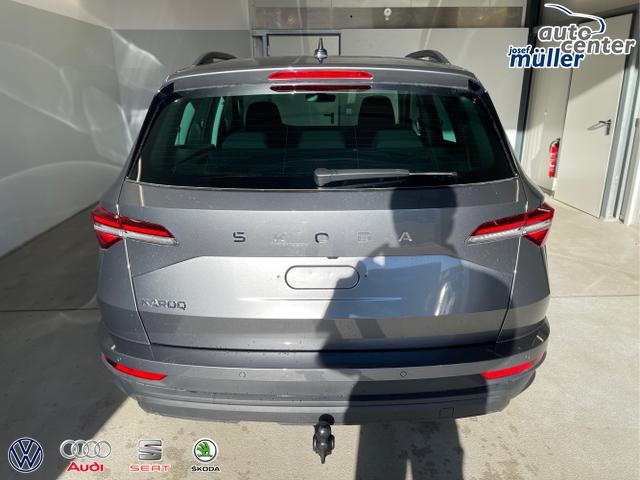 Skoda / Karoq / Grau / / / 150PS DSG AHK+Kamera+ACC+Kessy+Kamera+ParkPilot vo+hi+App