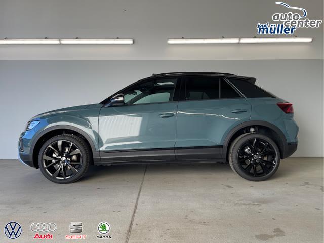 Volkswagen / T-Roc / Blau / / / TDI DSG Pano+Black Style+AHK+Navi+ergoActive+IQ.Drive+Kamera+Keyless