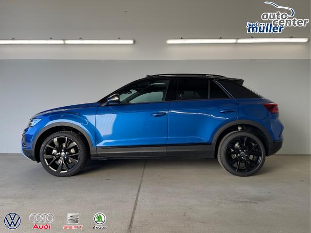 Volkswagen / T-Roc / Blau / / / TDI DSG Pano+Black Style+AHK+Navi+ergoActive+IQ.Drive+Kamera+Keyless
