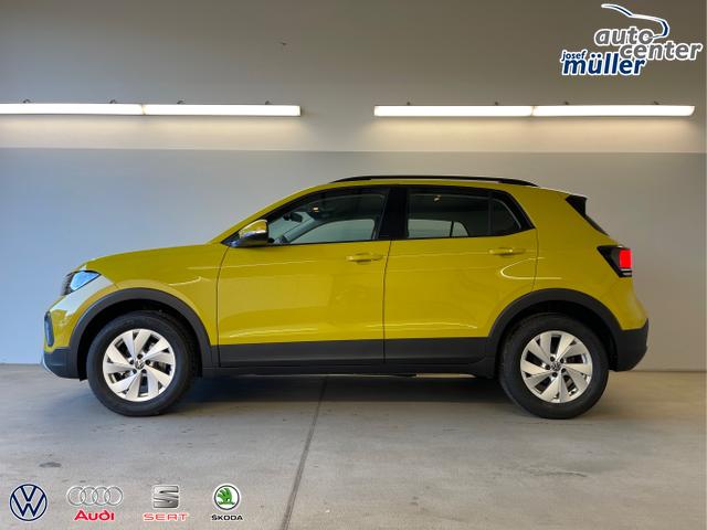 Volkswagen / T-Cross / Gelb / / / 95PS PDC vo+hi+Shz+App+Side+Travel