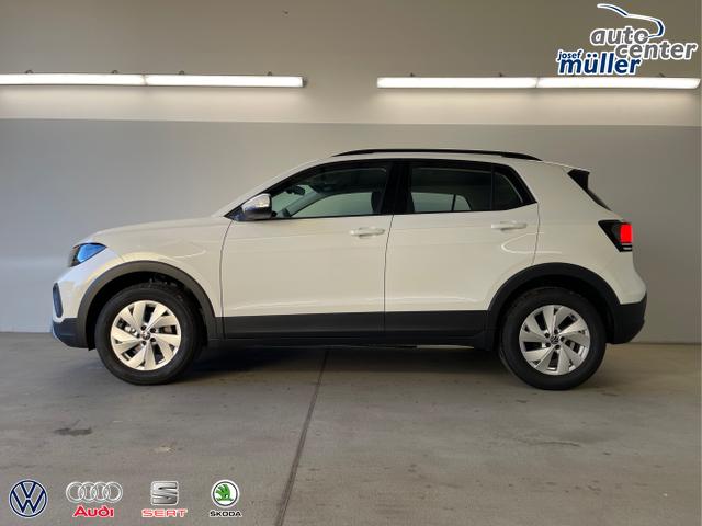 Volkswagen / T-Cross / Wei&szlig; / / / 95PS PDC vo+hi+Shz+App+Side+Travel