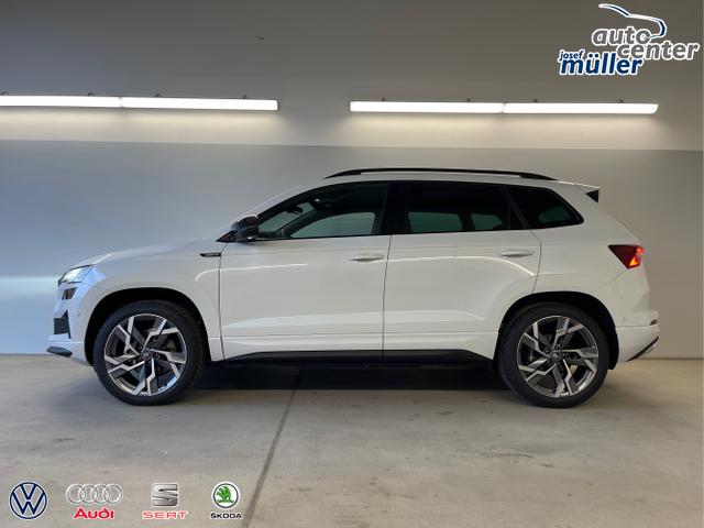 Skoda / Karoq / Wei&szlig; / / / TSI 4x4 360&deg;+19 Zoll+Navi+AHK+360&deg;+ACC+Frontscheibe beheizbar+Travel Assist