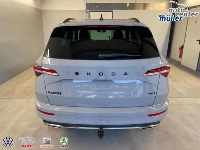 Skoda / Karoq / Grau / / / TSI 4x4 360&deg;+19 Zoll+Navi+AHK+360&deg;+ACC+Frontscheibe beheizbar+Travel Assist