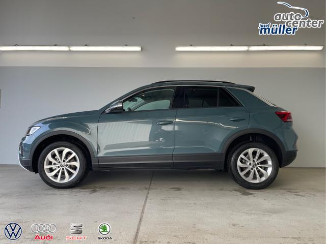 Volkswagen / T-Roc / Blau / / / 150PS AHK+Keyless+Kamera+ACC+Sitzheiz+Climatronic+Alu17