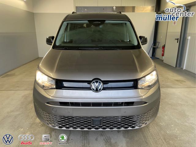 Volkswagen / Caddy / Beige / / / 115PS DSG AHK+7 Sitze+Kamera+App-Connect+Winterpaket+ACC+SideAssist