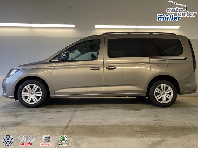 Volkswagen / Caddy / Beige / / / 115PS DSG AHK+7 Sitze+Kamera+App-Connect+Winterpaket+ACC+SideAssist