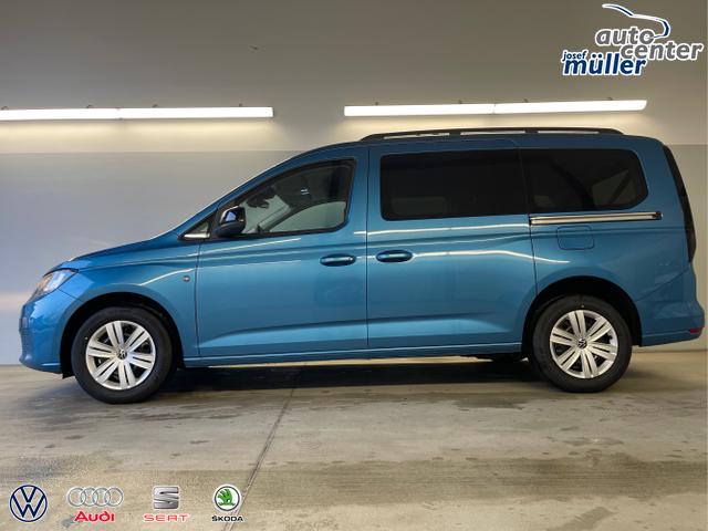 Volkswagen / Caddy / Blau / / / 115PS DSG AHK+7 Sitze+Kamera+App-Connect+Winterpaket+ACC+SideAssist