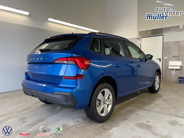 Skoda / KAMIQ / Blau / / / 115PS DSG AHK+16 Zoll Alu+Sitzheizung+App-Connect+GVL