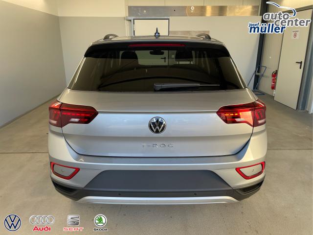 Volkswagen / T-Roc / Silber / / / 150PS AHK+Keyless+Kamera+ACC+Sitzheiz+Climatronic+Alu17