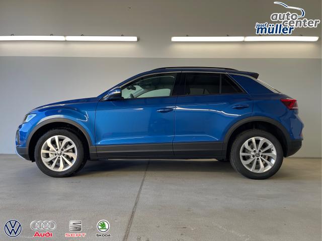 Volkswagen / T-Roc / Blau / / / 150PS AHK+Keyless+Kamera+ACC+Sitzheiz+Climatronic+Alu17
