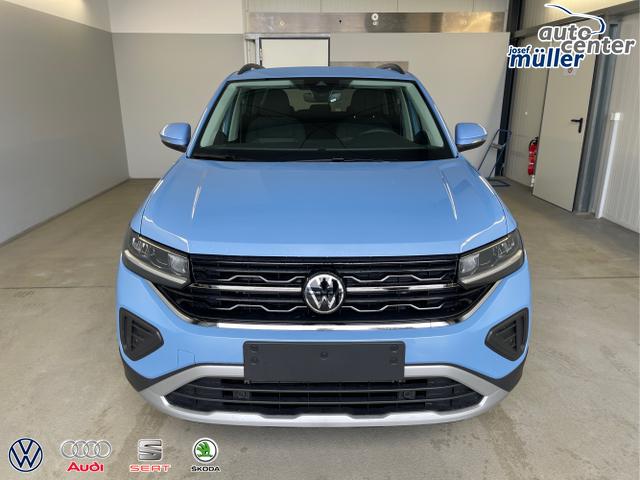 Volkswagen / T-Cross / Blau / / / 115PS DSG AHK+Navi+Kessy+Sitzheizung+App-Connect+ACC