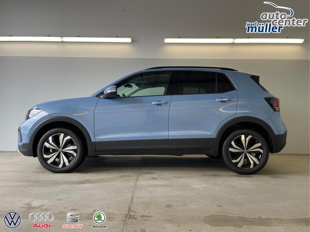 Volkswagen / T-Cross / Blau / / / 115PS DSG AHK+Navi+Kessy+Sitzheizung+App-Connect+ACC