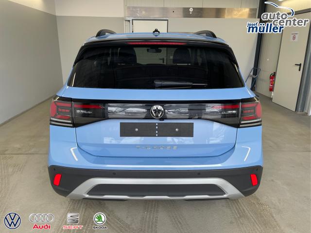 Volkswagen / T-Cross / Blau / / / 115PS DSG AHK+Navi+Kessy+Sitzheizung+App-Connect+ACC