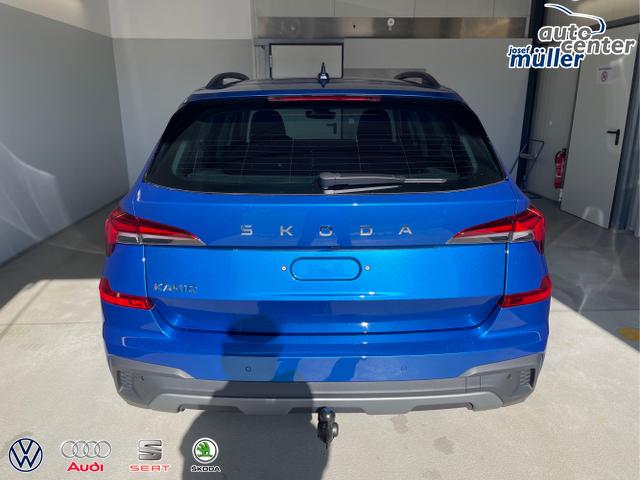 Skoda / KAMIQ / Blau / / / 115PS DSG Matrix+AHK+Kamera+PDC vor+hi+Kessy+Sitzheizung+GVL