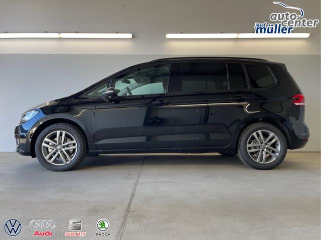 Volkswagen / Touran / Schwarz / / / 150PS 7Si+IQ.Light+TrailerAss+Cam+Navi+Kamera+Alarm+Kessy+App-Connect
