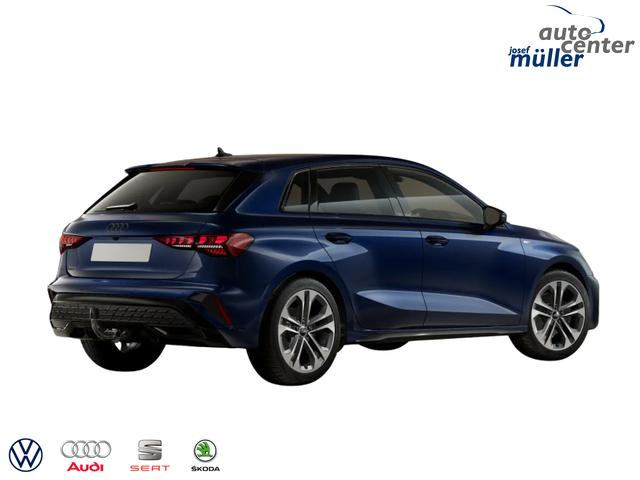 Audi A3 Sportback S line TFSI 204PS S-tronic quattro 2xS line+Matrix+18Zoll+Navi+AHK 