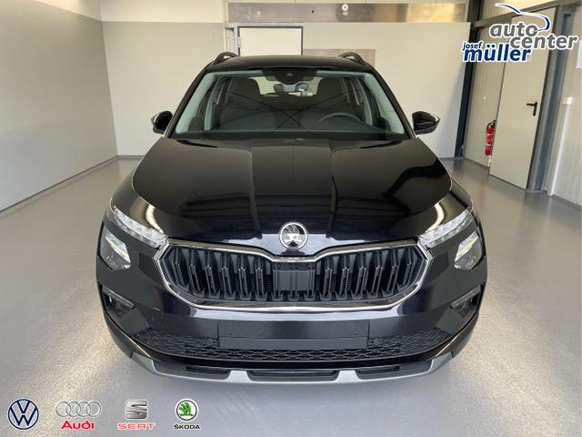 Skoda / KAMIQ / Schwarz / / / 115PS AHK+Kessy+PDC vo+hi+Alarm+Kamera+Climatronic+App Connect