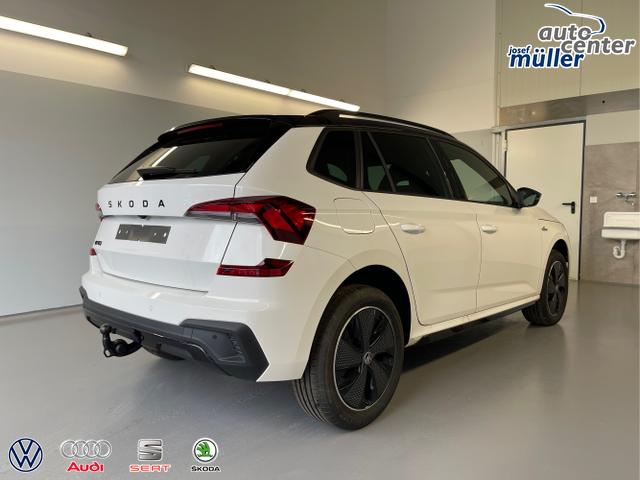 Skoda / KAMIQ / Wei&szlig; / / / 115PS DSG AHK+Navi+Matrix+GV5+Pano+Kessy+Kamera+Alu17+Sitzheiz
