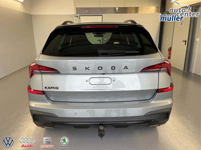 Skoda / KAMIQ / Silber / / / 115PS DSG AHK+Navi+Matrix+GV5+Pano+Kessy+Kamera+Alu17+Sitzheiz