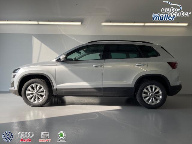 Skoda / Karoq / Silber / / / 150PS DSG AHK+Kamera+ACC+Kessy+Kamera+ParkPilot vo+hi+App
