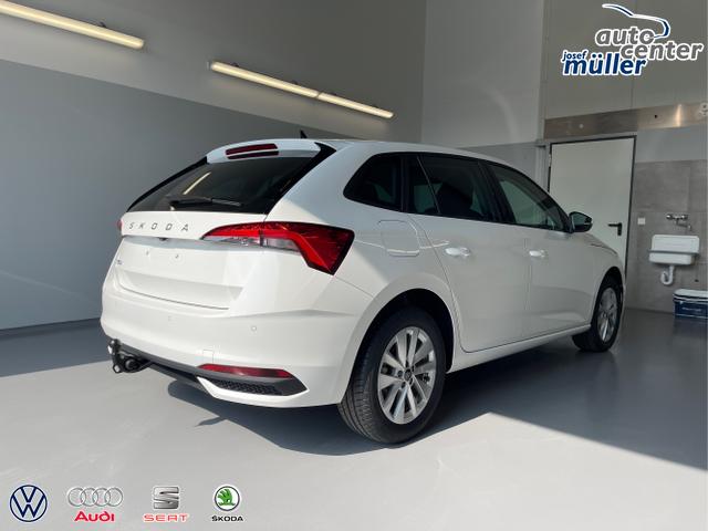 Skoda / Scala / Wei&szlig; / / / 115PS DSG GV5+AHK+Kamera+Kessy+PDC+Sitzheiz+Alu16+Climatronic