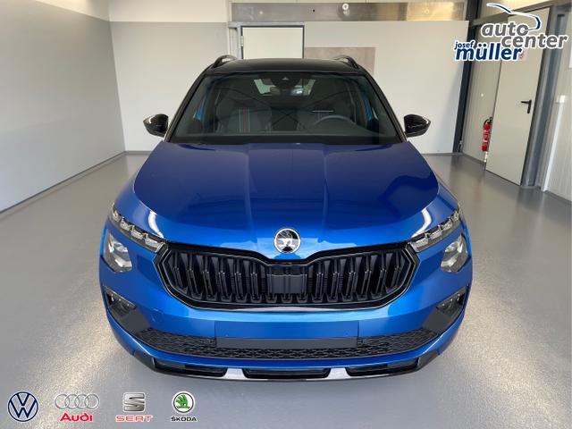 Skoda / KAMIQ / Blau / / / 115PS DSG AHK+Navi+Matrix+GV5+Pano+Kessy+Kamera+Alu17+Sitzheiz