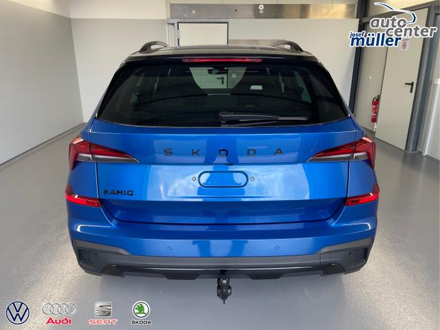 Skoda / KAMIQ / Blau / / / 115PS DSG AHK+Navi+Matrix+GV5+Pano+Kessy+Kamera+Alu17+Sitzheiz