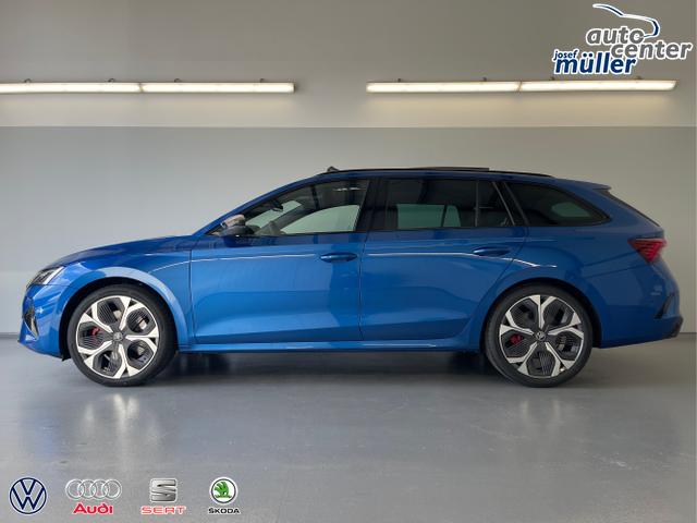 Skoda / Octavia Combi / Blau / / / 265PS DSG HUD+Pano+360&deg;+DCC+AHK+CANTON+Matrix+Alu19+eHeck+GV4