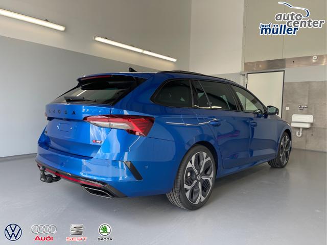 Skoda / Octavia Combi / Blau / / / 265PS DSG HUD+Pano+360&deg;+DCC+AHK+CANTON+Matrix+Alu19+eHeck+GV4