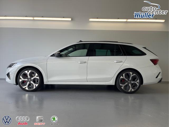 Skoda / Octavia Combi / Wei&szlig; / / / 265PS DSG HUD+Pano+360&deg;+DCC+AHK+CANTON+Matrix+Alu19+eHeck+GV4