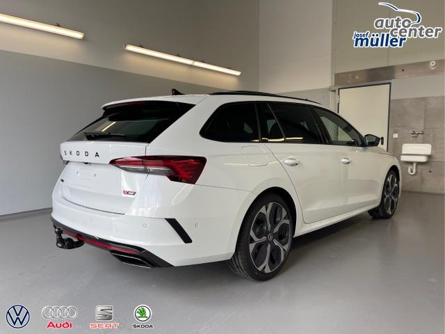 Skoda / Octavia Combi / Wei&szlig; / / / 265PS DSG HUD+Pano+360&deg;+DCC+AHK+CANTON+Matrix+Alu19+eHeck+GV4