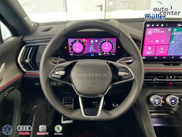 Skoda / Kodiaq / Schwarz / / / 193PS TDI 4x4 7Sitze+AHK+HUD+Pano+360&deg;+GV5+Navi+CANTON+Alu20