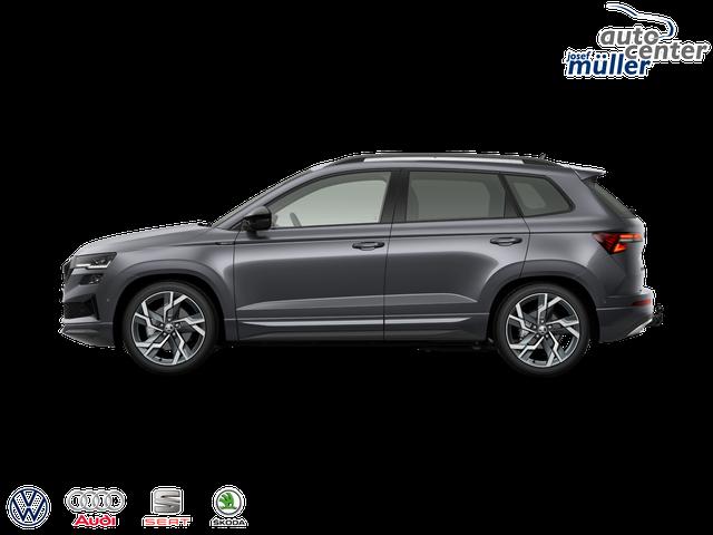Skoda Karoq Sportline 2.0 TSI DSG 4x4 GV4+AHK+Navi+360&deg;+Pano+Keyless+LM19+Matrix+eHeck 