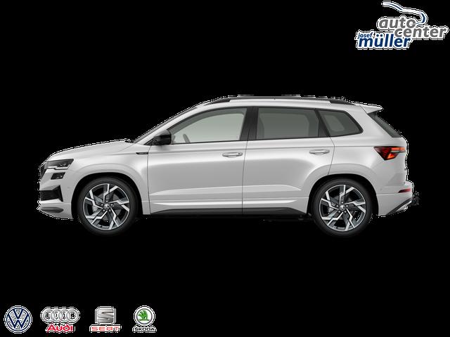 Skoda Karoq Sportline 2.0 TSI DSG 4x4 GV4+AHK+Navi+360&deg;+Pano+Keyless+LM19+Matrix+eHeck 