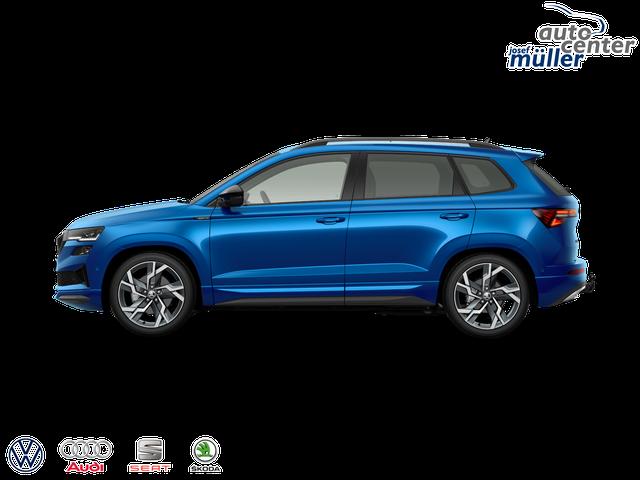 Skoda Karoq Sportline 2.0 TSI DSG 4x4 GV4+AHK+Navi+360&deg;+Pano+Keyless+LM19+Matrix+eHeck 