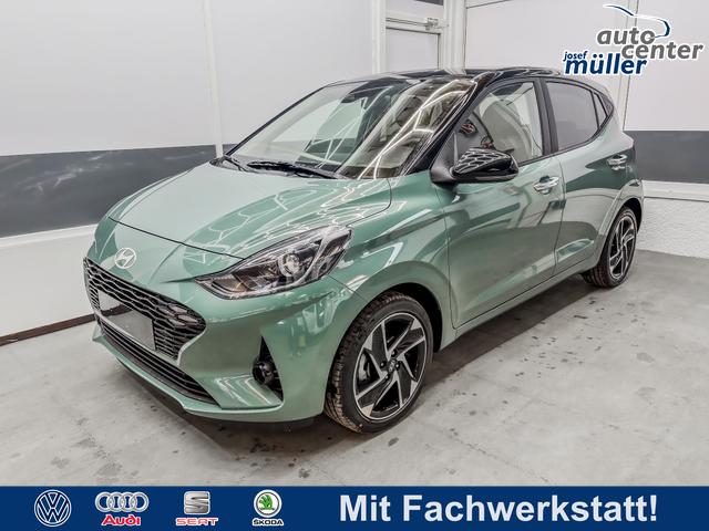 Hyundai i10 - PREMIUM AUT SHZ SMART KEY KLIMAAUTOMATIK AMBIENTE ALU RFK PDC NAVI