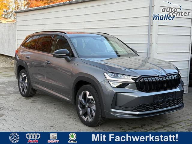 Skoda Kodiaq - Sportline 2.0 TDI DSG 4x4 7Sitzer*Standheizung*AHK*NAVI*SHZ*Matrix*360°*IPA*Keyless*Canton