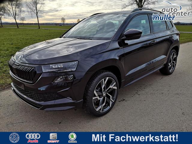Skoda Karoq - Sportline 2.0TDI DSG 4x4 AHK Matrix Leder 19 Zoll