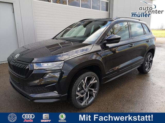 Skoda Karoq - Sportline 2.0TDI DSG AHK Matrix Leder 19 Zoll
