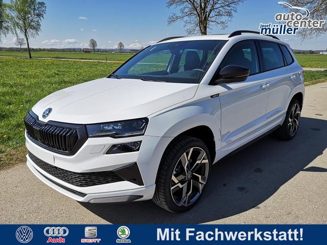 Skoda Karoq - Sportline 2.0TDI DSG 4x4 AHK Matrix Pano Sound Leder 19 Zoll