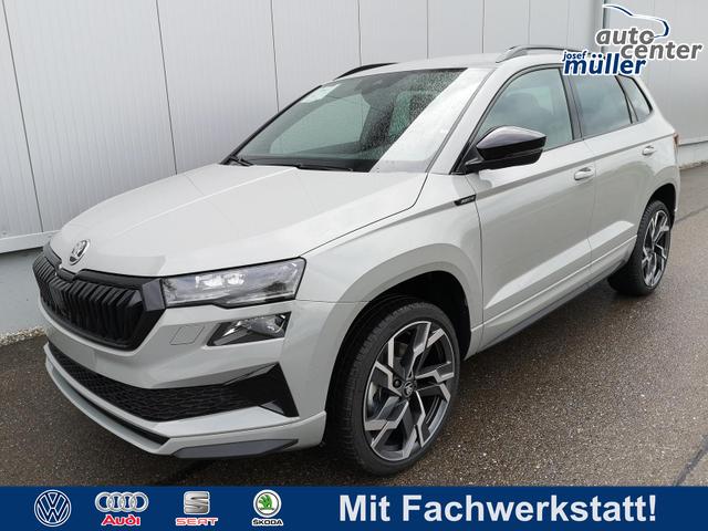 Skoda Karoq - Sportline 2.0TDI DSG AHK Matrix Leder 19 Zoll