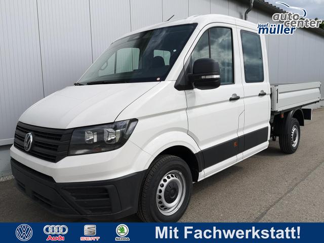 Volkswagen Crafter Pritschenwagen - Doka 35 Pritsche DSG PDC Tempomat 7 Sitzer