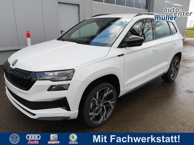 Skoda Karoq - Sportline 2.0TDI DSG 4x4 AHK Matrix Leder 19 Zoll