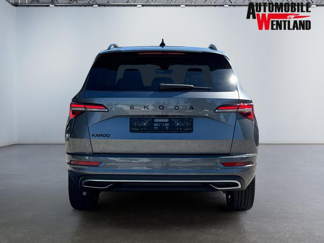 Skoda Karoq 2,0 TDI DSG Sportline 3ZKlima ACC 4x Sitzheizung 2x Einparkhilfe Anh&auml;ngerkupplungKamera 5J Garantie beheizte Windschutzscheibe 