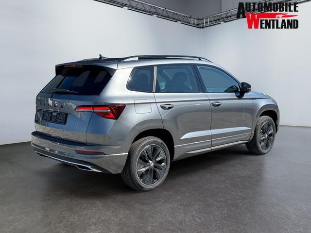 Skoda Karoq 2,0 TDI DSG Sportline 3ZKlima ACC 4x Sitzheizung 2x Einparkhilfe Anh&auml;ngerkupplungKamera 5J Garantie beheizte Windschutzscheibe 