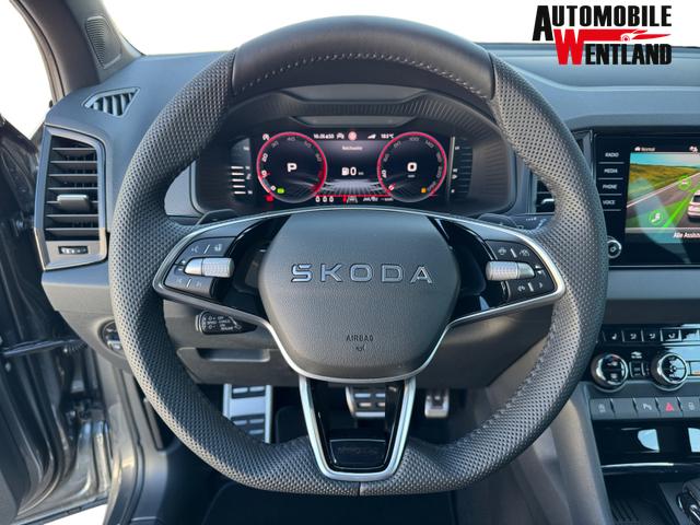 Skoda Karoq 2,0 TDI DSG Sportline 3ZKlima ACC 4x Sitzheizung 2x Einparkhilfe Anh&auml;ngerkupplungKamera 5J Garantie beheizte Windschutzscheibe 