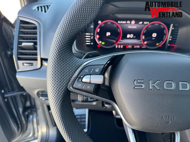 Skoda Karoq 2,0 TDI DSG Sportline 3ZKlima ACC 4x Sitzheizung 2x Einparkhilfe Anh&auml;ngerkupplungKamera 5J Garantie beheizte Windschutzscheibe 