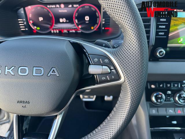 Skoda Karoq 2,0 TDI DSG Sportline 3ZKlima ACC 4x Sitzheizung 2x Einparkhilfe Anh&auml;ngerkupplungKamera 5J Garantie beheizte Windschutzscheibe 