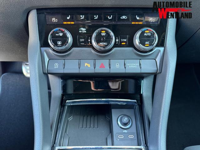 Skoda Karoq 2,0 TDI DSG Sportline 3ZKlima ACC 4x Sitzheizung 2x Einparkhilfe Anh&auml;ngerkupplungKamera 5J Garantie beheizte Windschutzscheibe 