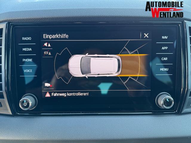 Skoda Karoq 2,0 TDI DSG Sportline 3ZKlima ACC 4x Sitzheizung 2x Einparkhilfe Anh&auml;ngerkupplungKamera 5J Garantie beheizte Windschutzscheibe 